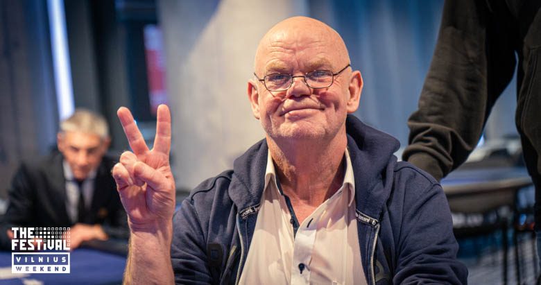 Juergen Martin Fittschen playing the Baby Torses Supreme Final Table at The Festival Weekend Vilnius