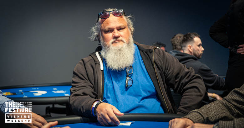 Jari Johannes Virta playing the Mixed Games Main Event Torses Day 1 at The Festival Weekend Vilnius