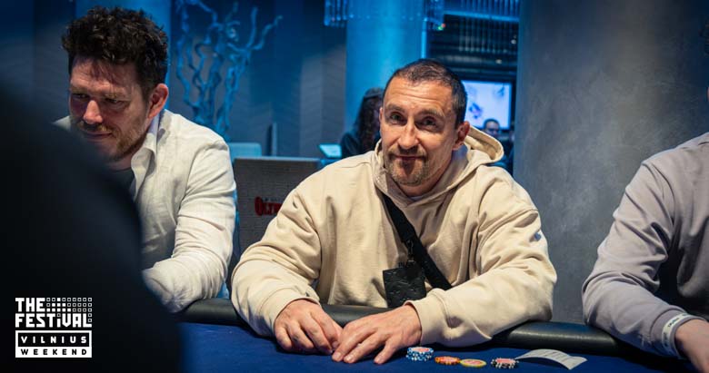 Freezeout Jevgenijs Sapronenko playing the NLH at The Festival Weekend Vilnius