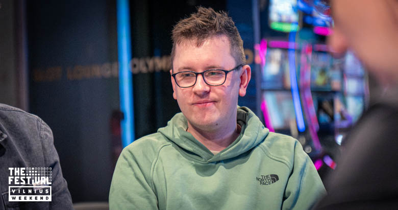 Freezeout Joshua Theilemann playing the NLH at The Festival Weekend Vilnius