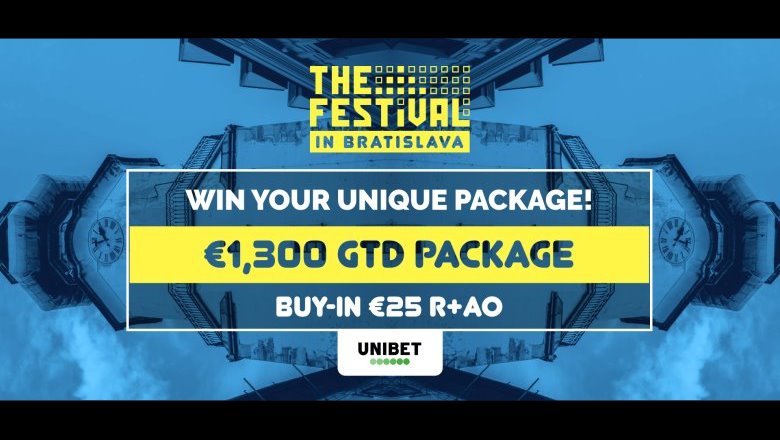 Qualify for The Festival Bratislava via Unibet Starting this Thursday